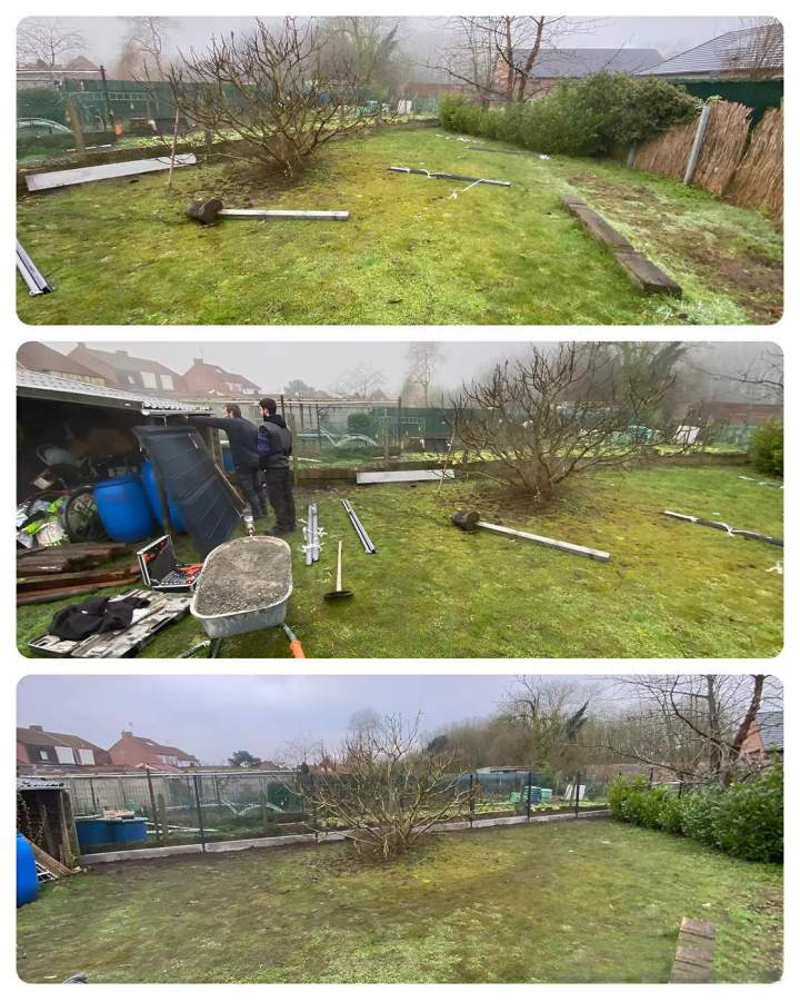 Jardin Joh-Ly pose de clôture Douai